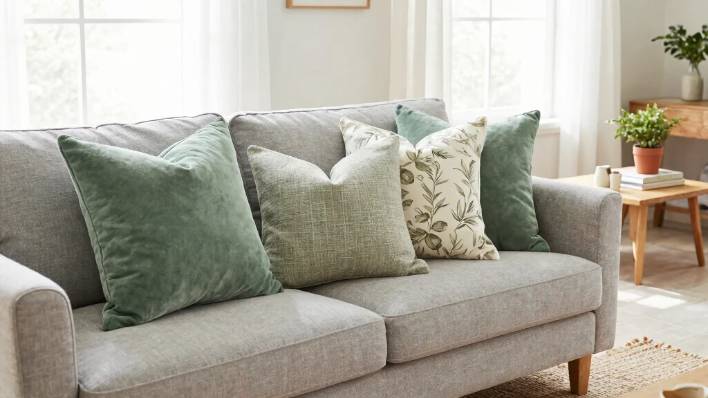 14 Sage Green Throw Pillow Ideas for Calm Interiors