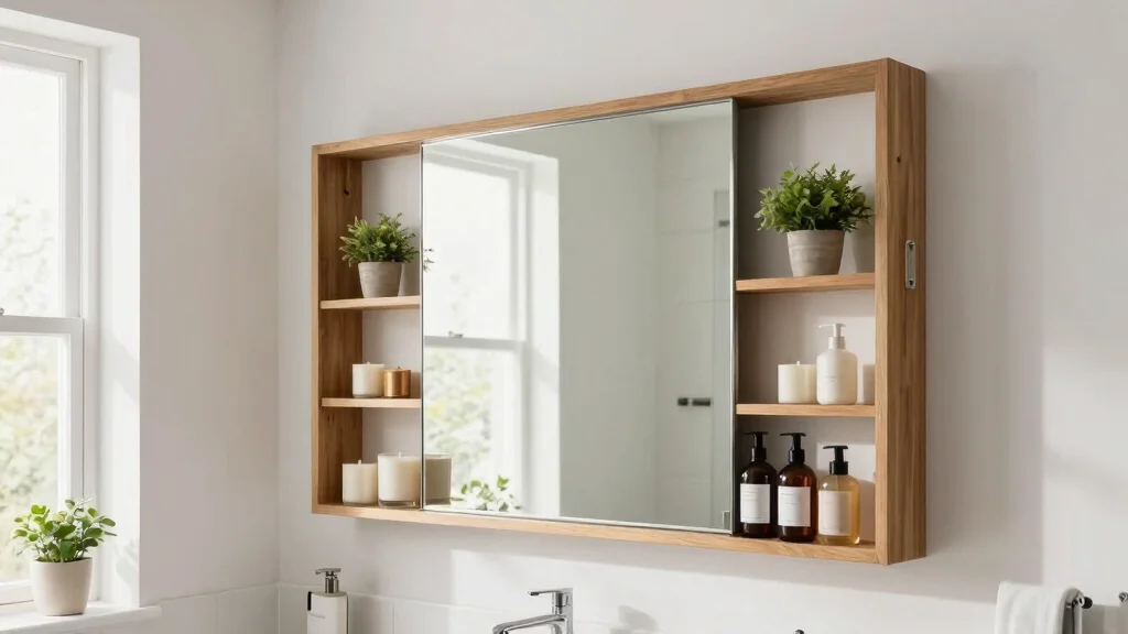 15 Bathroom Mirror with Shelves Ideas for Dual Function
