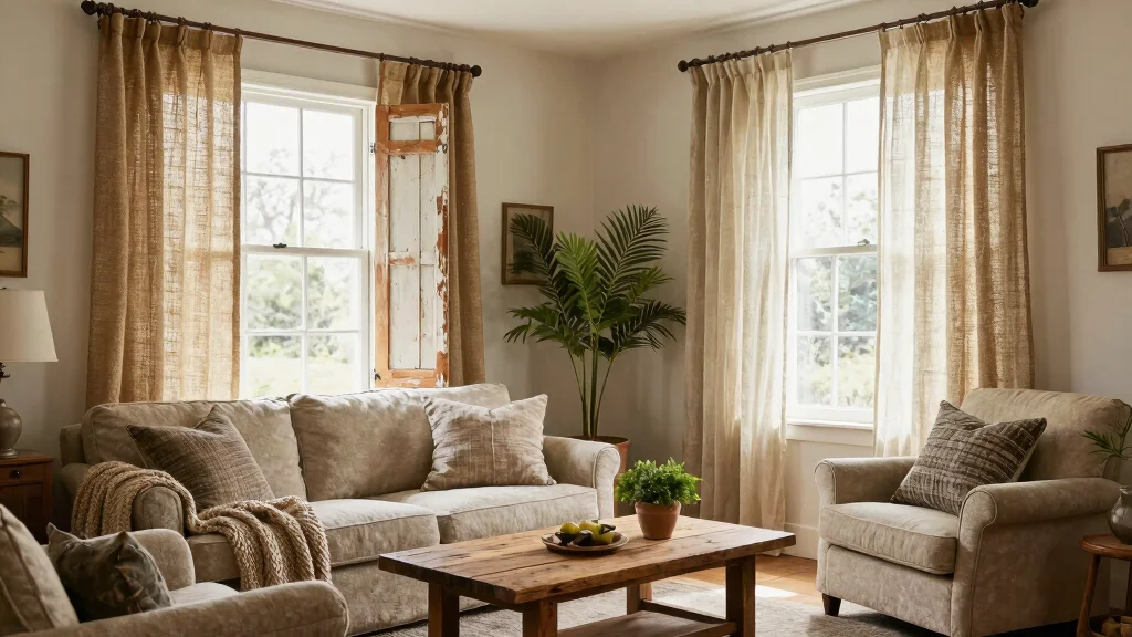 15 Rustic Window Treatments Ideas for Cozy Charm