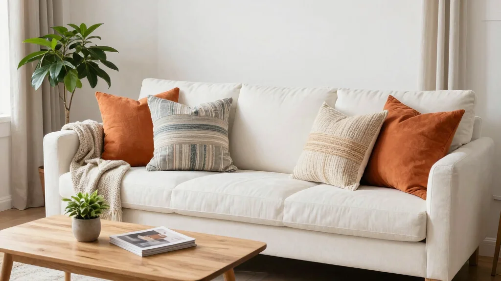 15 Throw Pillow Ideas for a White Couch: Sustainable and Stylish