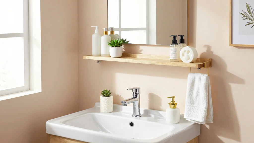 16 Bathroom Sink Shelves Ideas for Extra Functionality