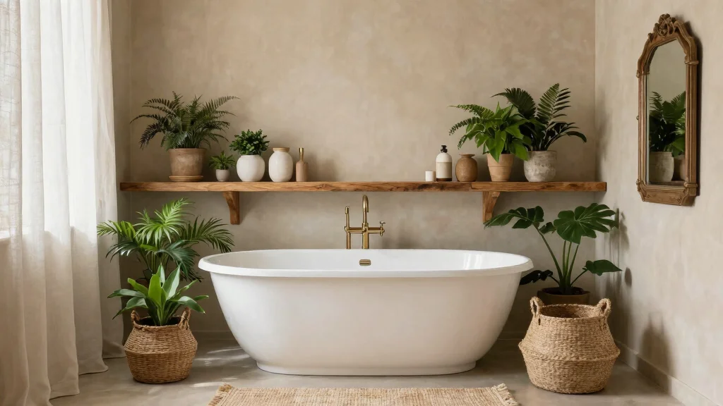 16 Boho Bathroom Shelves Ideas for a Relaxed Chic Vibe