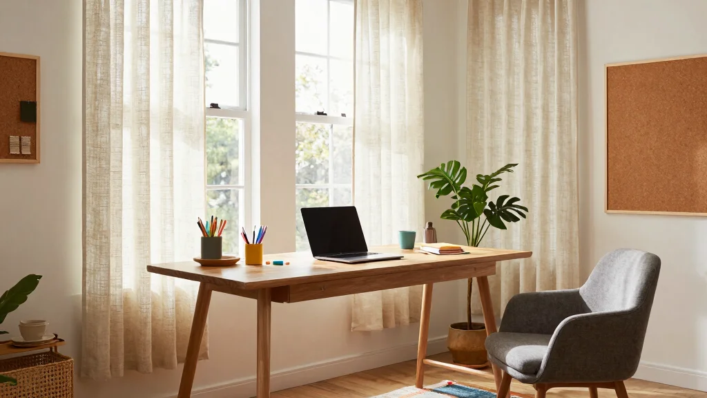 16 Eco-Friendly Home Office Window Treatments Ideas for Productivity