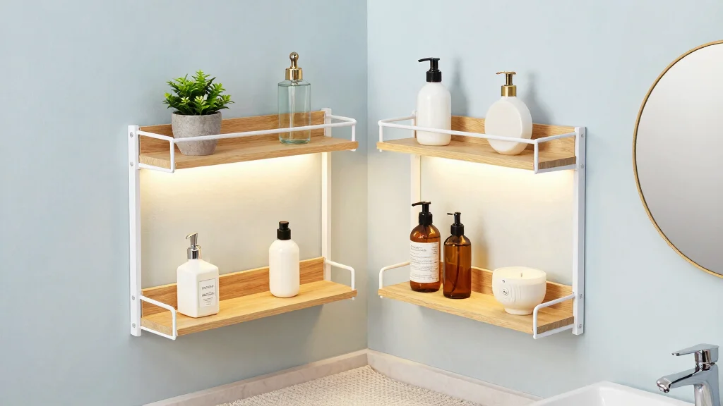 16 Hanging Shelves Bathroom Ideas for Small Spaces