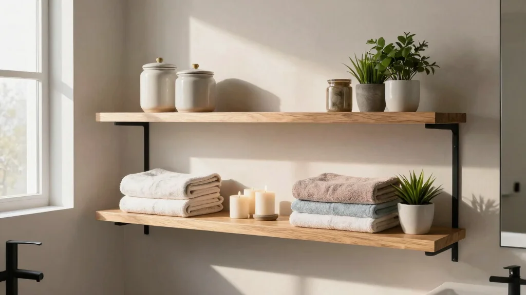 17 Bathroom Shelves Styling Ideas for a Designer Finish