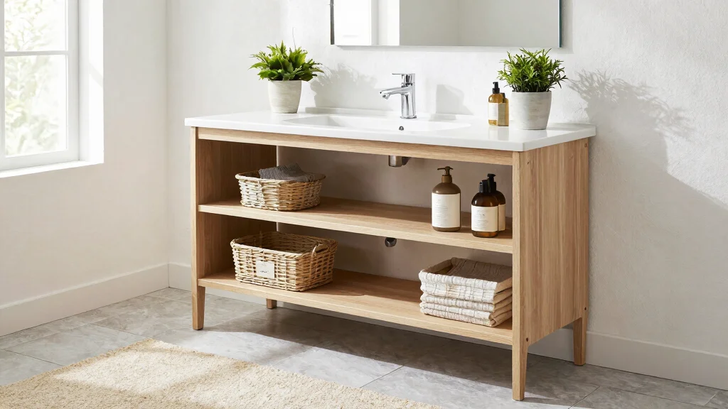 17 Bathroom Vanity with Shelves Ideas for Practical Storage