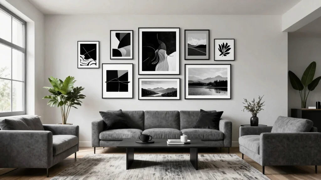 17 Black and White Wall Art Ideas for Timeless Style