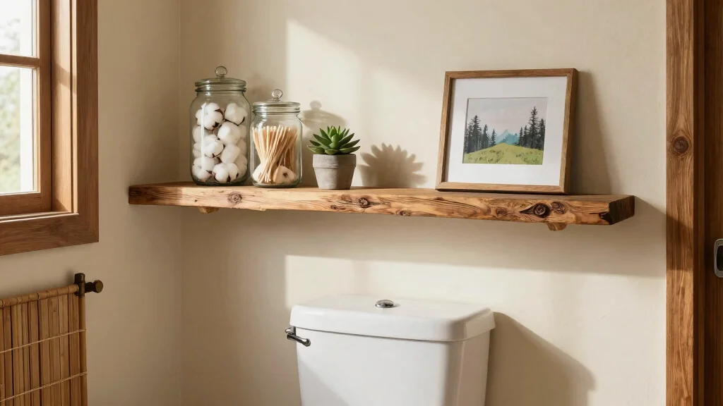 18 Bathroom Wall Shelves Above Toilet Ideas to Maximize Vertical Storage