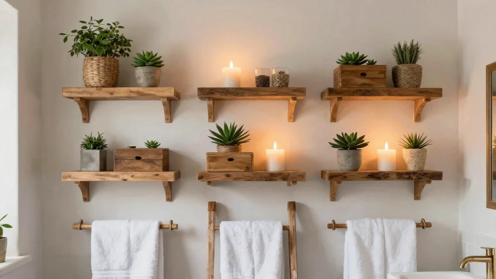 20 Bathroom Floating Shelves Decor Ideas for a Styled Look