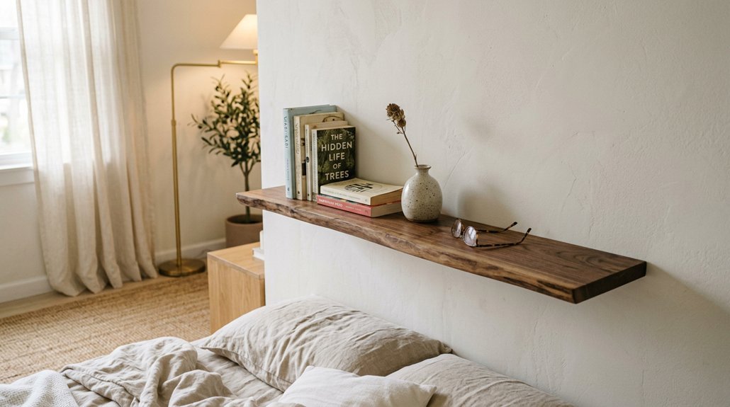 best wood floating shelf materials