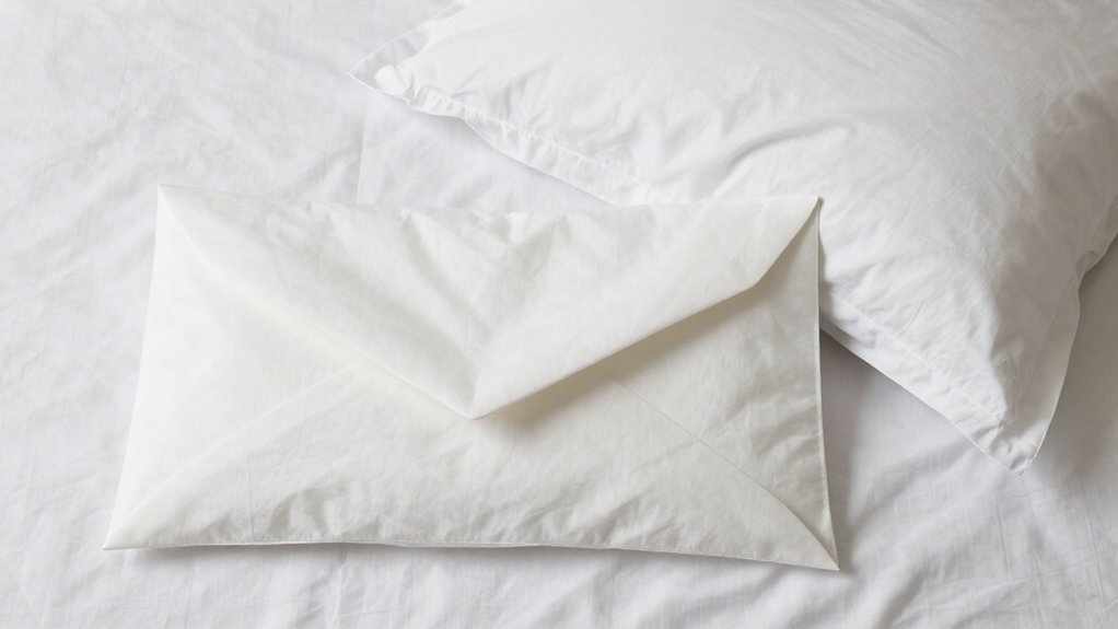envelope backed decorative pillow sham