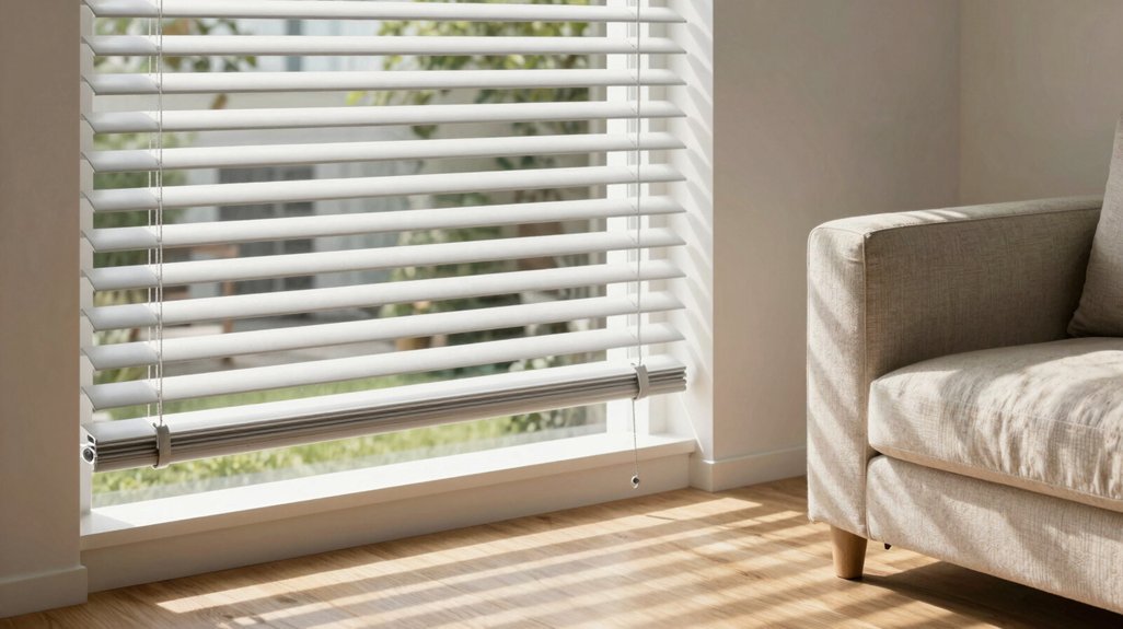 lower window blinds stepwise