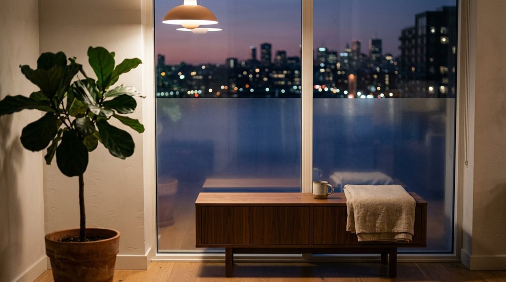 nighttime privacy window film