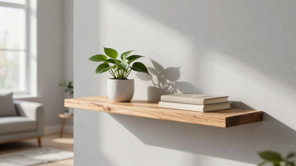 step by step floating shelf guide
