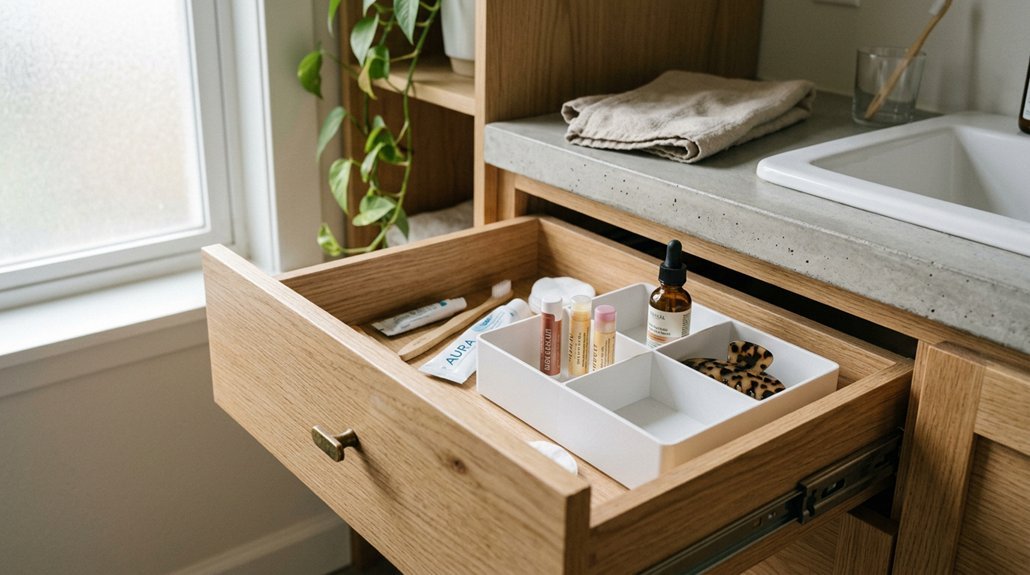 top rated bathroom drawer organizers