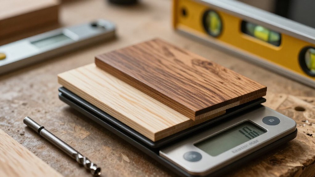 wood choice and thickness requirements